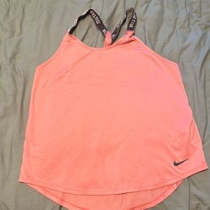 Medium dri fit pink Nike workout tank